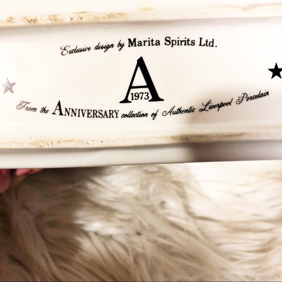 5/$25 Vintage 1973 Maria Spirits Christmas Porcelain Decanter Decoration3 - Picture 5 of 8